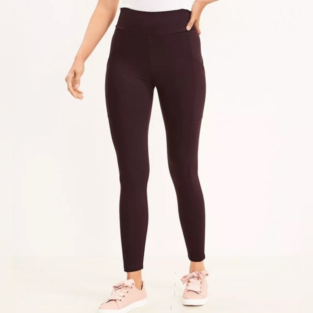 New LOFT Lou & Grey Women’s Ponte Pocket Leggings Size XS NWT
